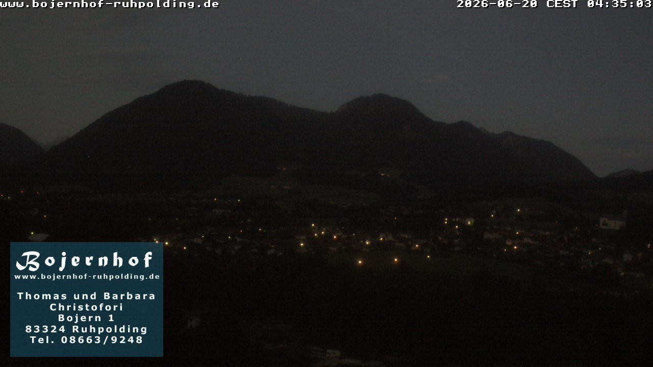Archiv Foto Webcam Ruhpolding: Unterkunft Bojernhof