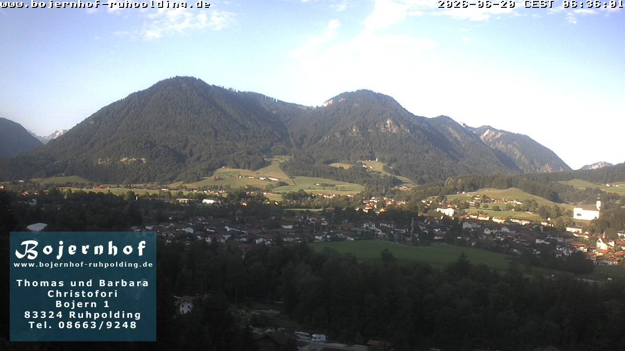 Archiv Foto Webcam Ruhpolding: Unterkunft Bojernhof