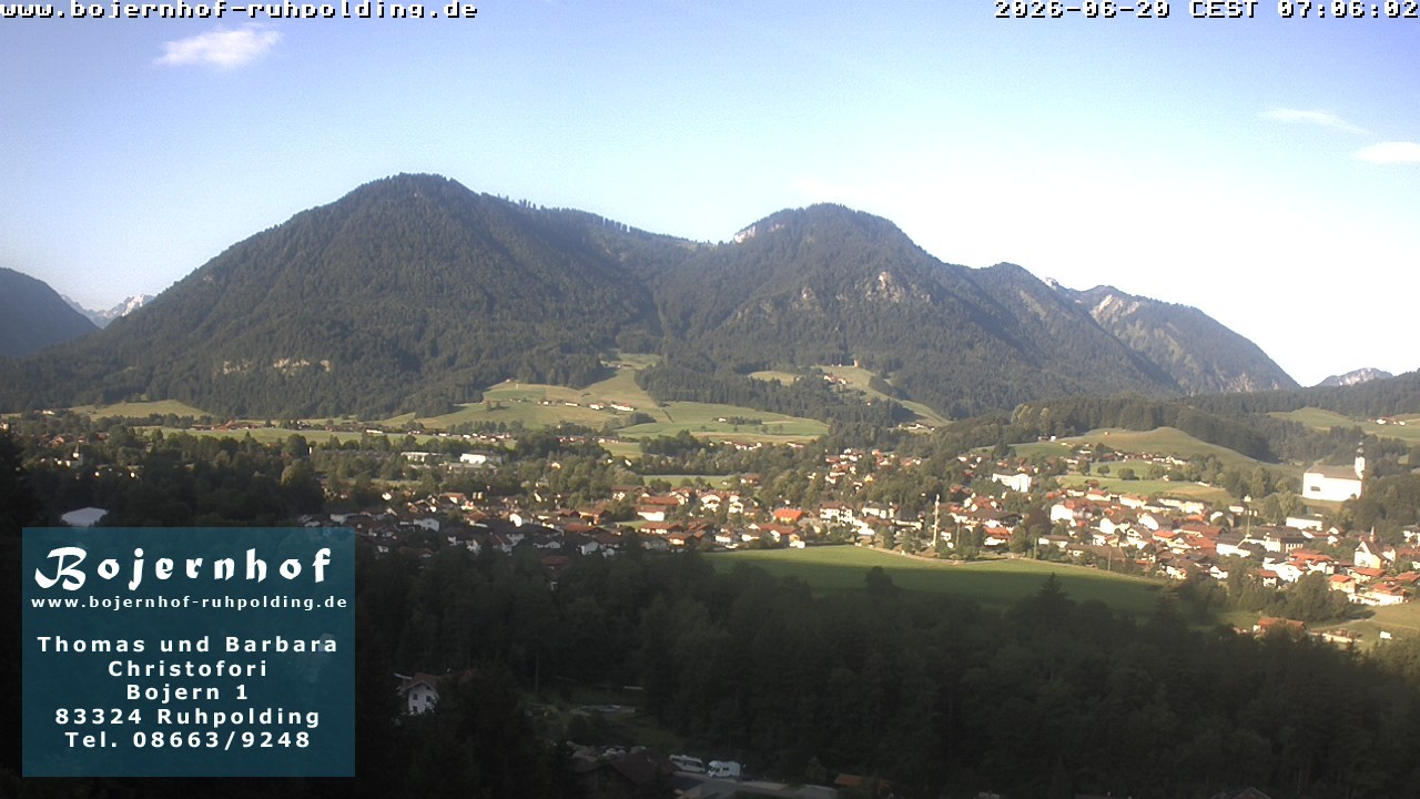 Archiv Foto Webcam Ruhpolding: Unterkunft Bojernhof