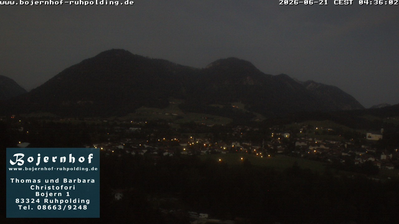 Archiv Foto Webcam Ruhpolding: Unterkunft Bojernhof