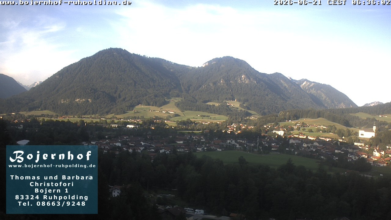 Archiv Foto Webcam Ruhpolding: Unterkunft Bojernhof