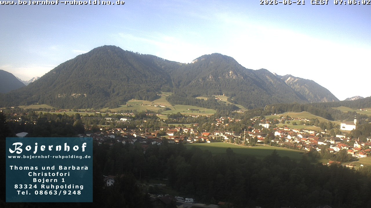 Archiv Foto Webcam Ruhpolding: Unterkunft Bojernhof