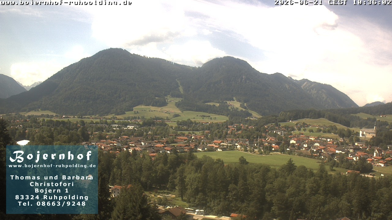 Archiv Foto Webcam Ruhpolding: Unterkunft Bojernhof