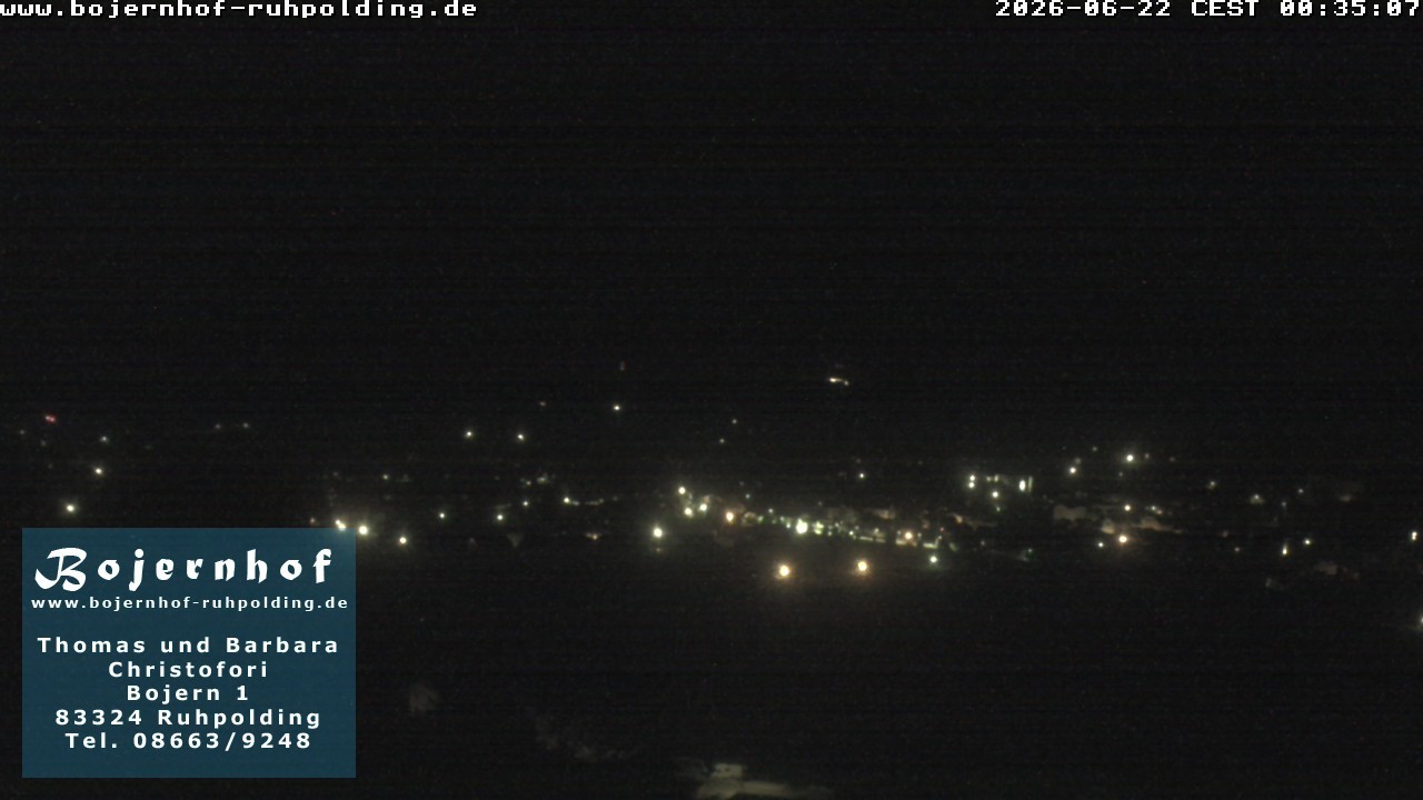 Archiv Foto Webcam Ruhpolding: Unterkunft Bojernhof