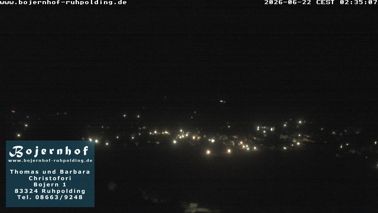 Archiv Foto Webcam Ruhpolding: Unterkunft Bojernhof
