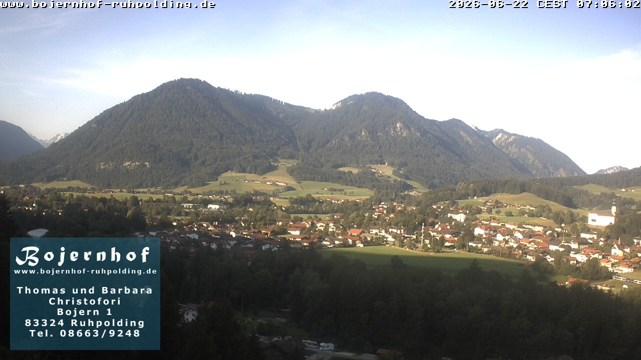 Archiv Foto Webcam Ruhpolding: Unterkunft Bojernhof