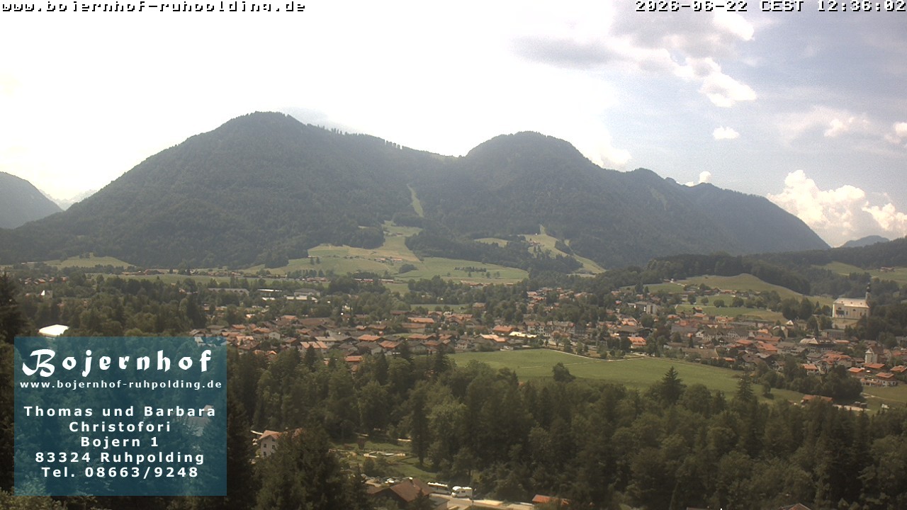 Archiv Foto Webcam Ruhpolding: Unterkunft Bojernhof