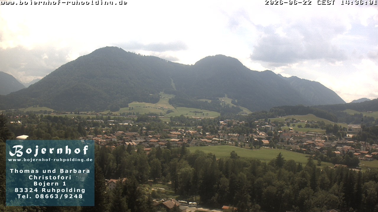 Archiv Foto Webcam Ruhpolding: Unterkunft Bojernhof