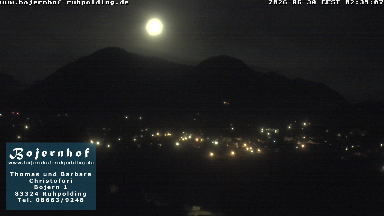 Archiv Foto Webcam Ruhpolding: Unterkunft Bojernhof
