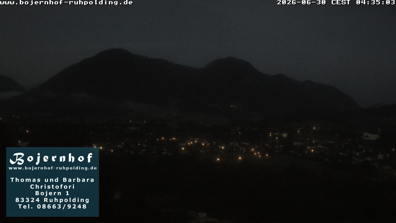 Archiv Foto Webcam Ruhpolding: Unterkunft Bojernhof