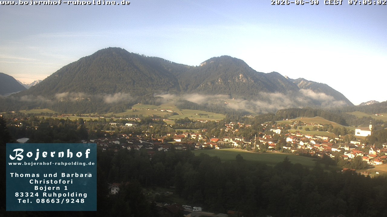 Archiv Foto Webcam Ruhpolding: Unterkunft Bojernhof