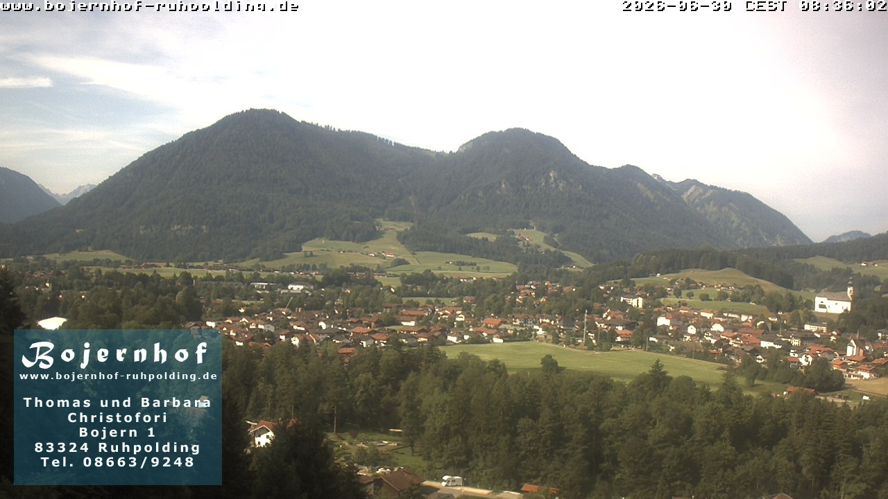 Archiv Foto Webcam Ruhpolding: Unterkunft Bojernhof