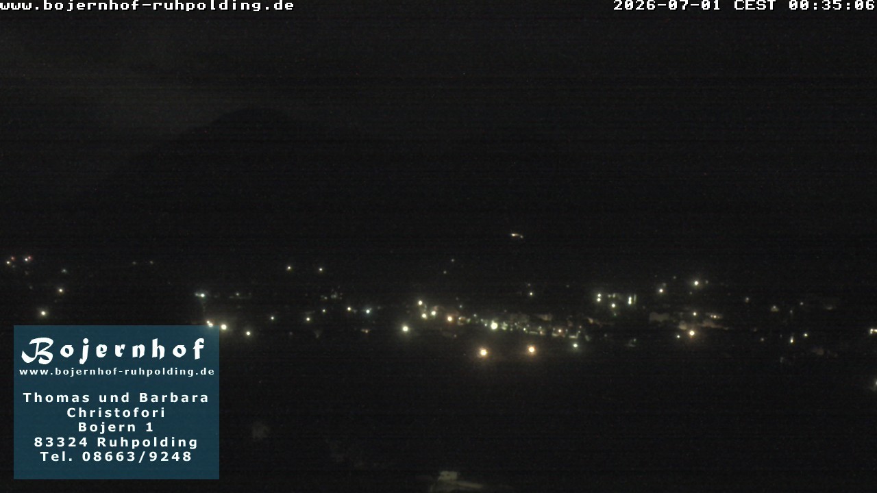 Archiv Foto Webcam Ruhpolding: Unterkunft Bojernhof