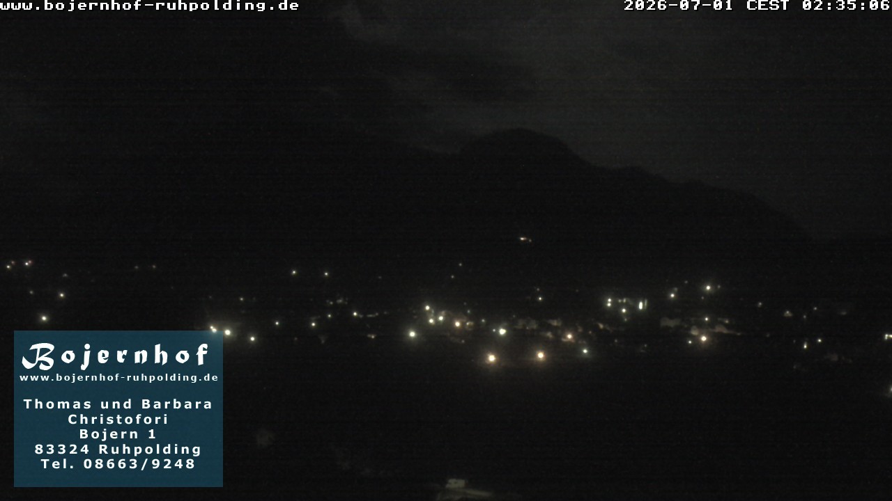 Archiv Foto Webcam Ruhpolding: Unterkunft Bojernhof
