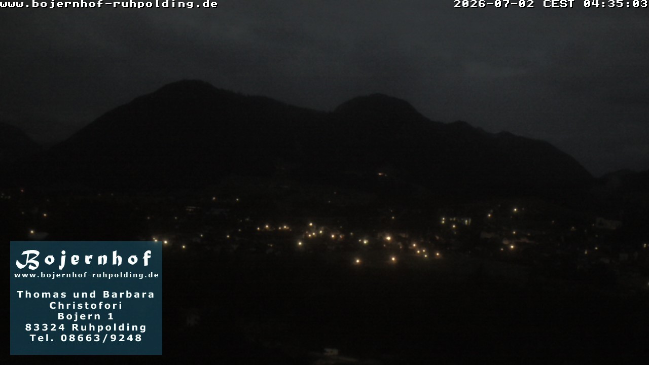 Archived image Webcam Accommodation Bojernhof