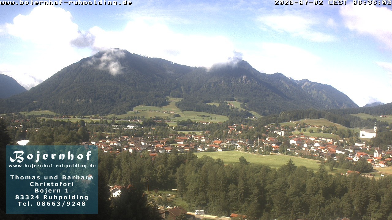 Archived image Webcam Accommodation Bojernhof