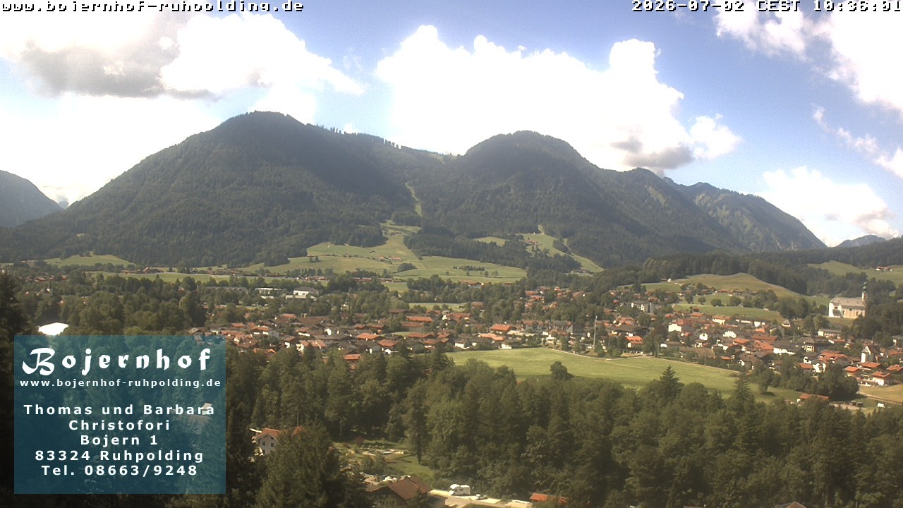 Archived image Webcam Accommodation Bojernhof