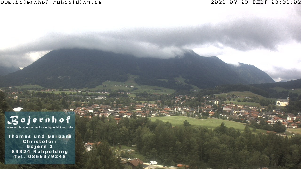 Archiv Foto Webcam Ruhpolding: Unterkunft Bojernhof