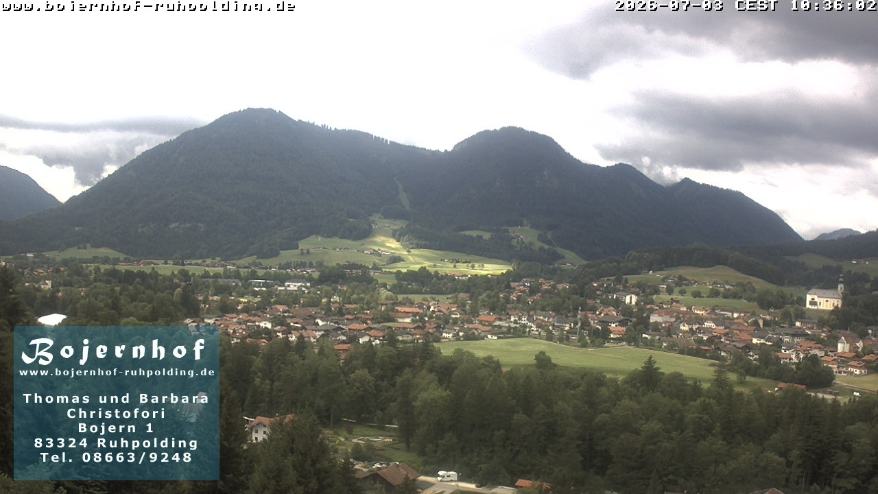 Archiv Foto Webcam Ruhpolding: Unterkunft Bojernhof