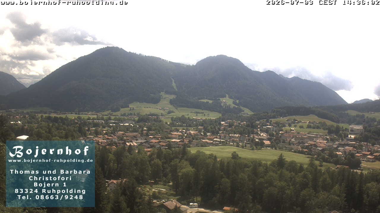 Archiv Foto Webcam Ruhpolding: Unterkunft Bojernhof