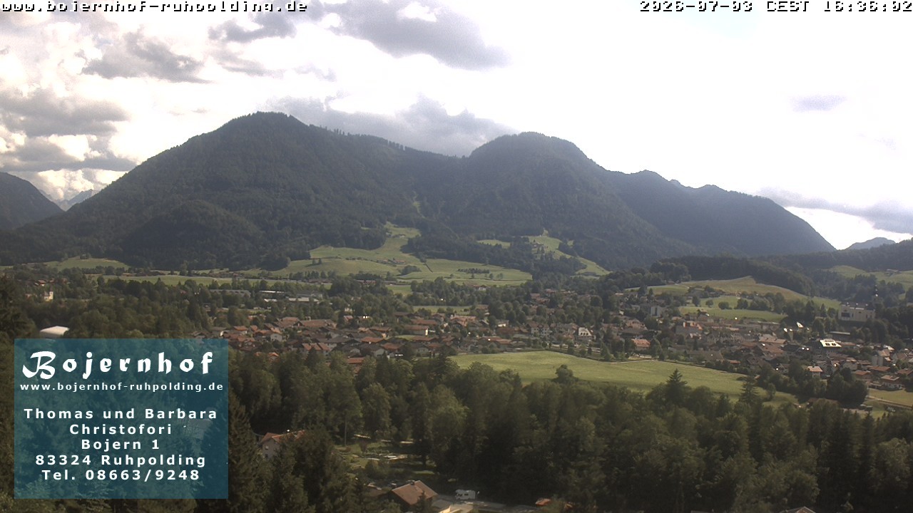Archiv Foto Webcam Ruhpolding: Unterkunft Bojernhof