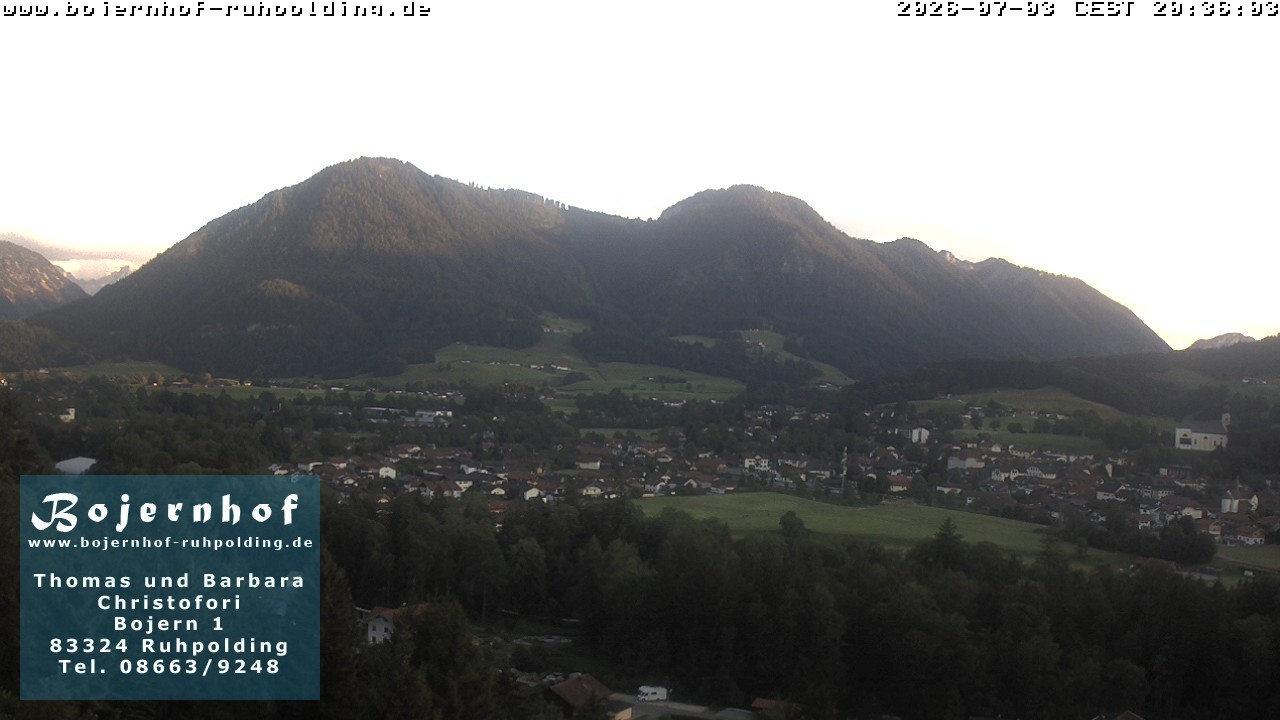Archiv Foto Webcam Ruhpolding: Unterkunft Bojernhof