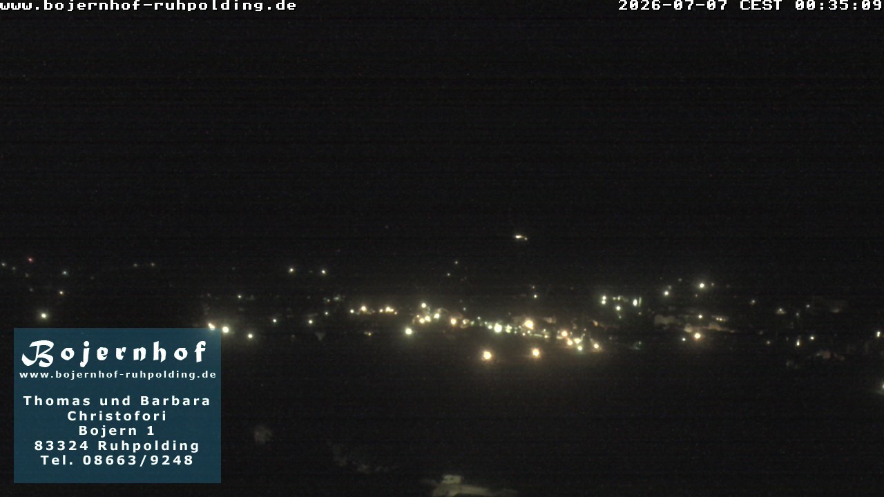 Archiv Foto Webcam Ruhpolding: Unterkunft Bojernhof