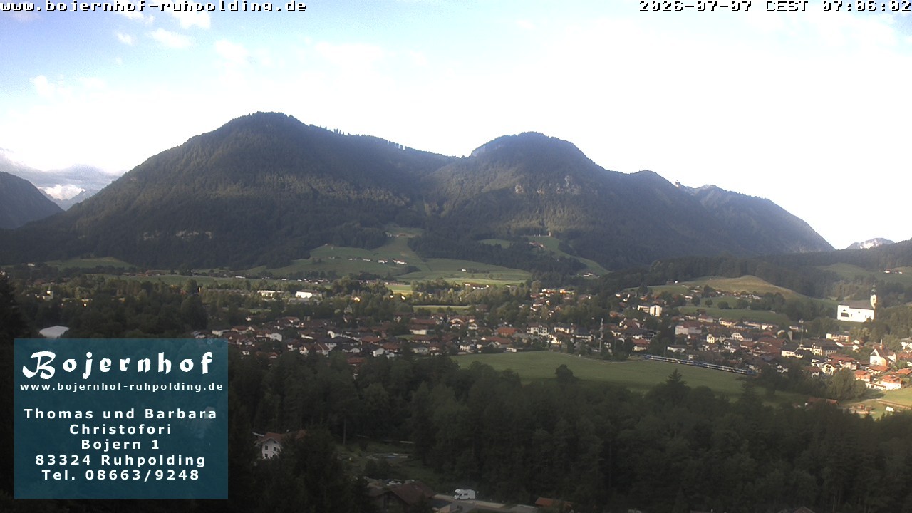 Archiv Foto Webcam Ruhpolding: Unterkunft Bojernhof
