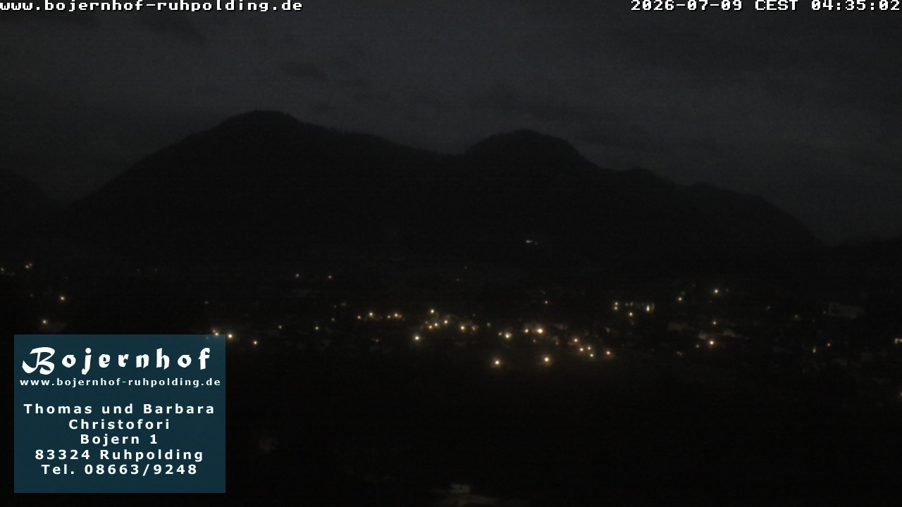 Archiv Foto Webcam Ruhpolding: Unterkunft Bojernhof