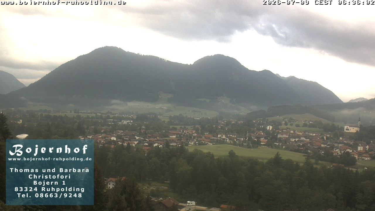 Archiv Foto Webcam Ruhpolding: Unterkunft Bojernhof