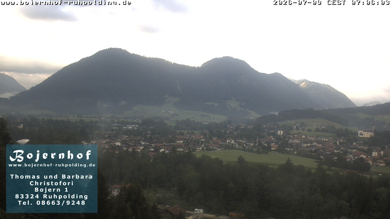 Archiv Foto Webcam Ruhpolding: Unterkunft Bojernhof