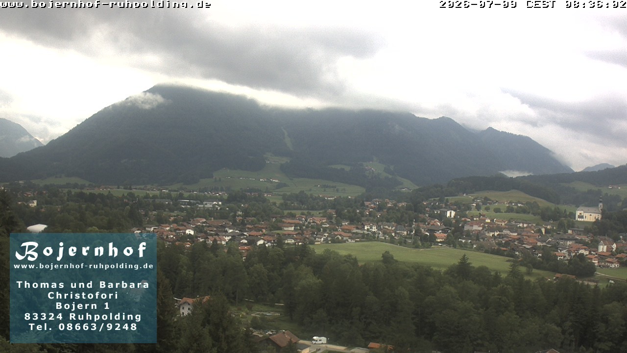 Archiv Foto Webcam Ruhpolding: Unterkunft Bojernhof
