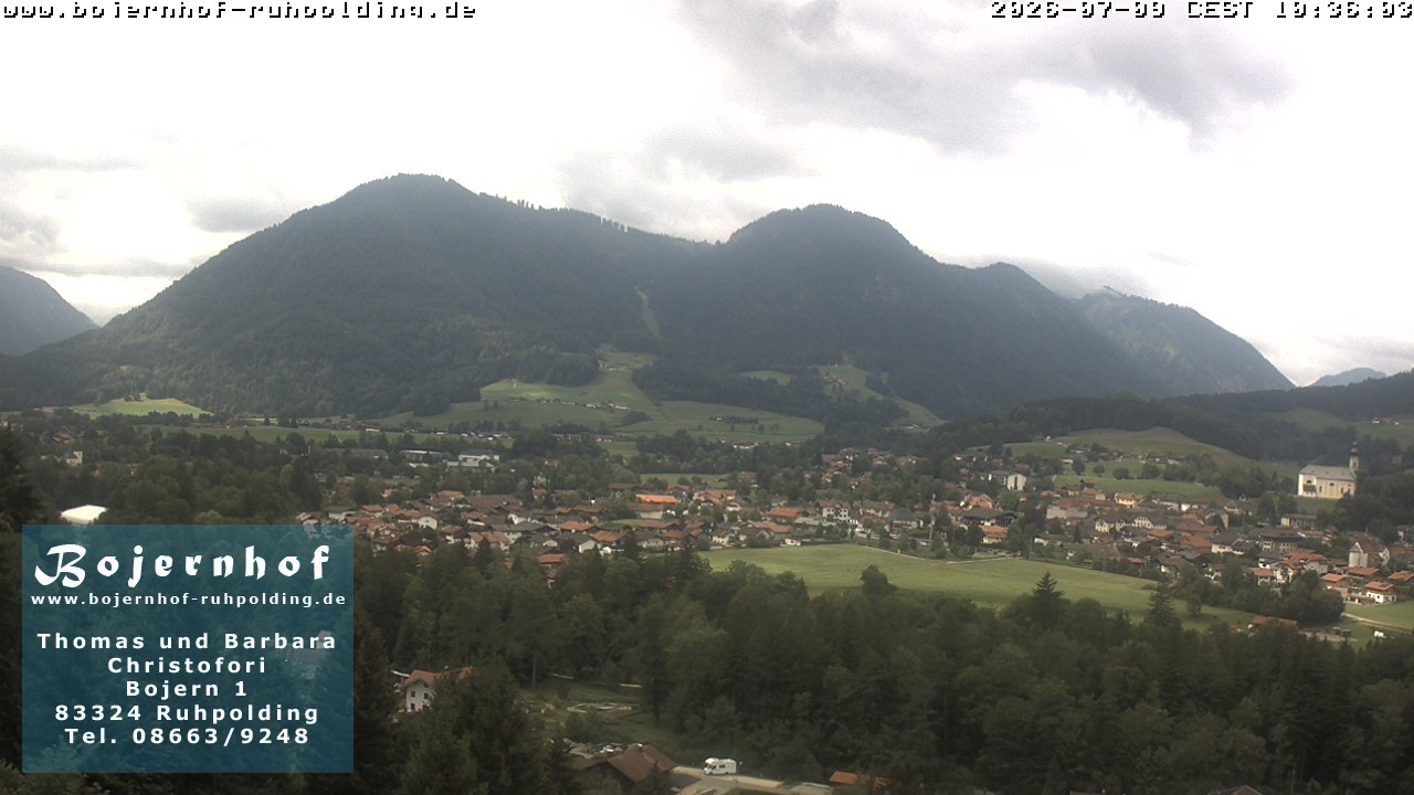 Archiv Foto Webcam Ruhpolding: Unterkunft Bojernhof