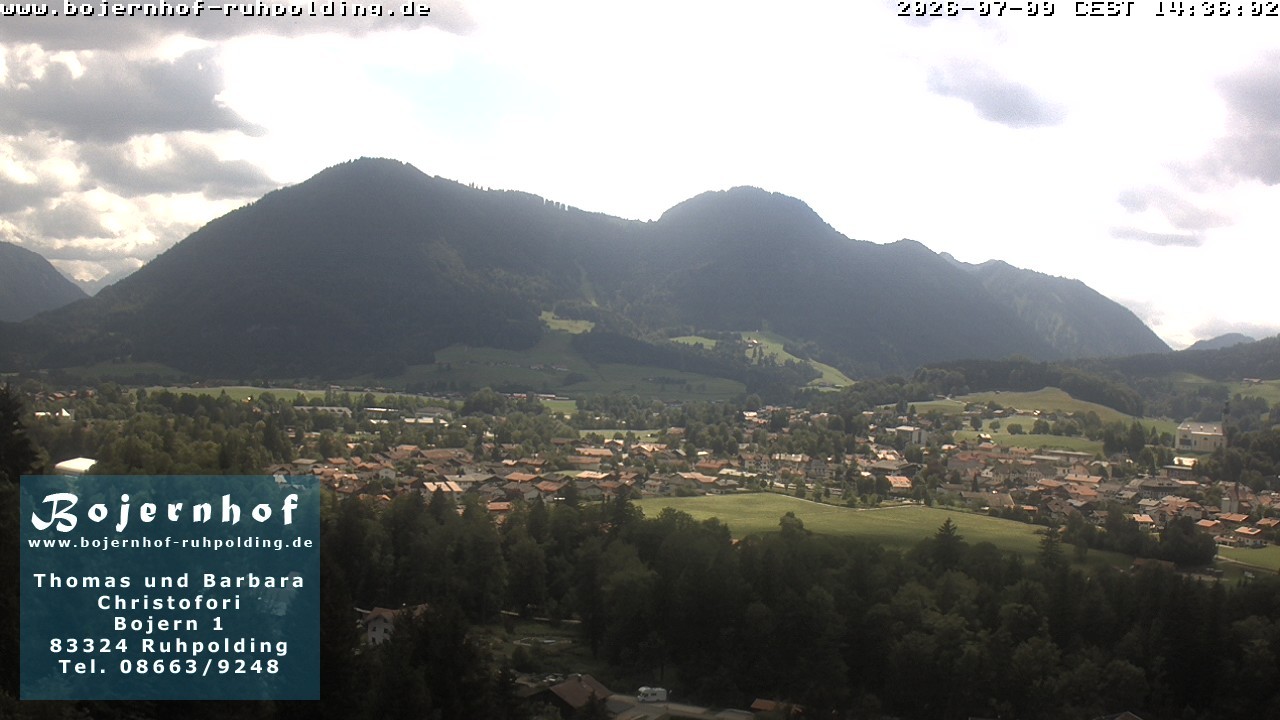 Archiv Foto Webcam Ruhpolding: Unterkunft Bojernhof