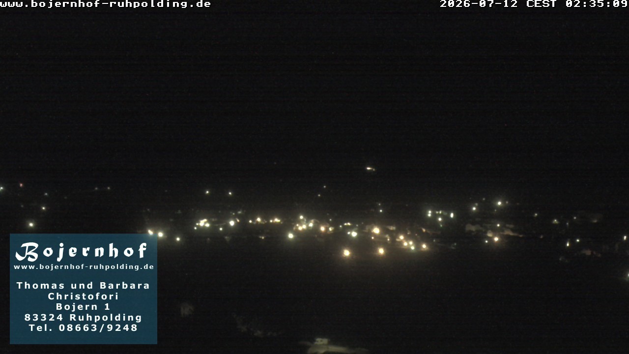 Archiv Foto Webcam Ruhpolding: Unterkunft Bojernhof