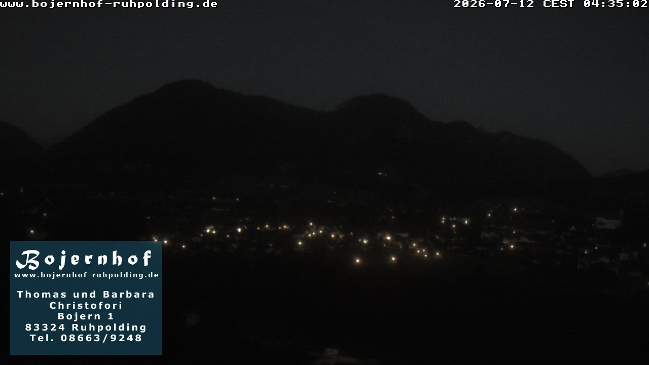 Archiv Foto Webcam Ruhpolding: Unterkunft Bojernhof
