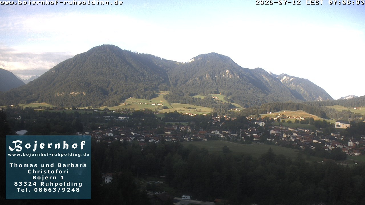 Archiv Foto Webcam Ruhpolding: Unterkunft Bojernhof
