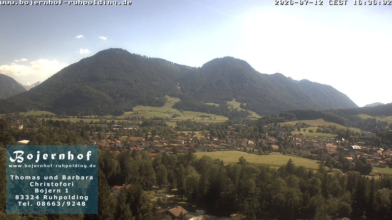 Archiv Foto Webcam Ruhpolding: Unterkunft Bojernhof