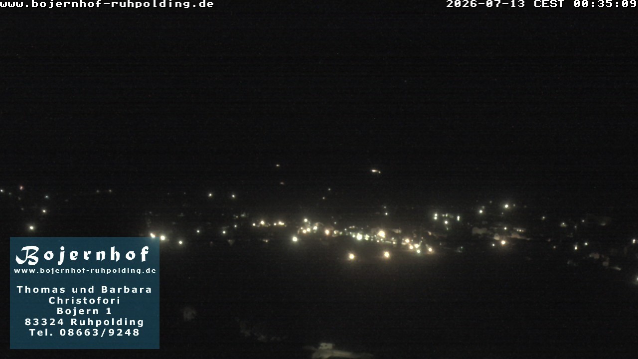 Archiv Foto Webcam Ruhpolding: Unterkunft Bojernhof