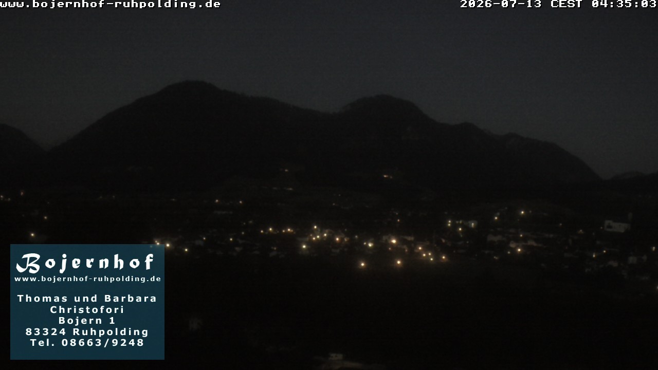 Archived image Webcam Accommodation Bojernhof