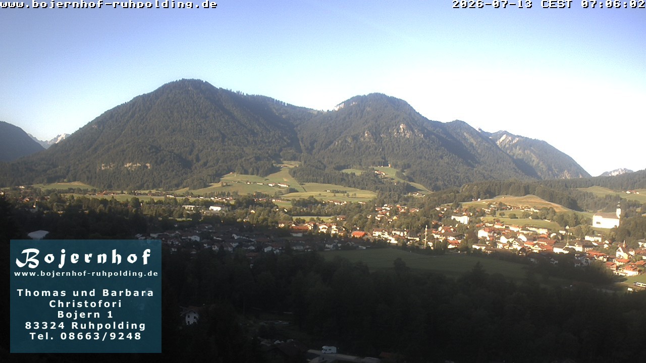 Archived image Webcam Accommodation Bojernhof