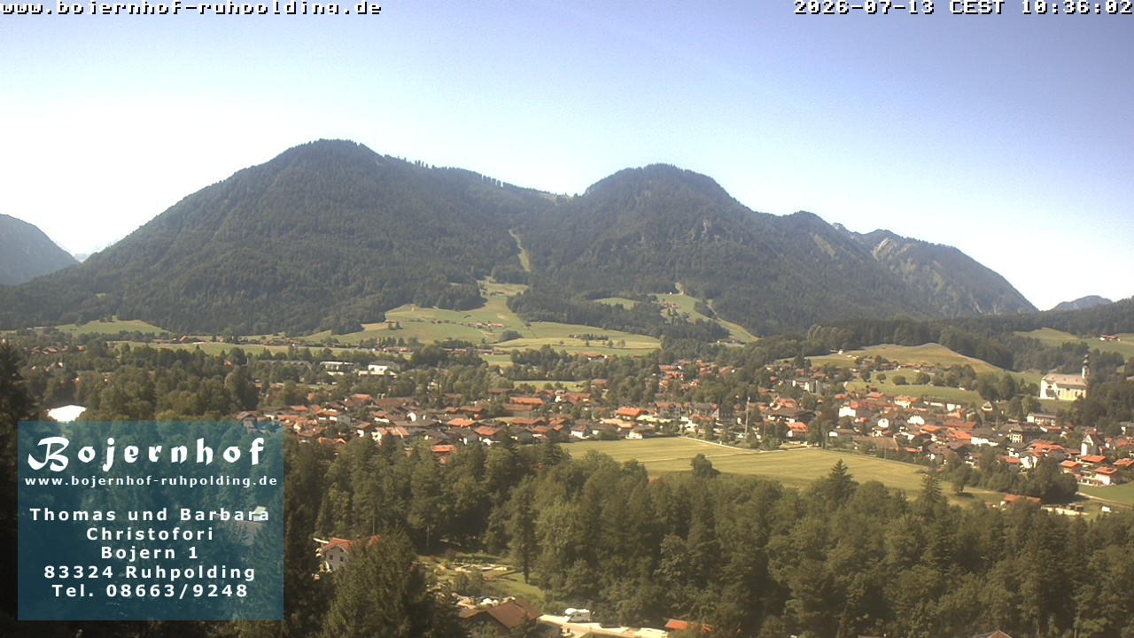 Archived image Webcam Accommodation Bojernhof