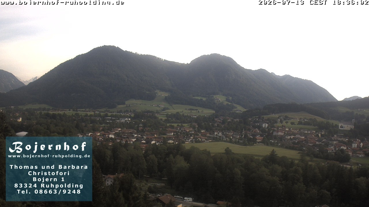 Archiv Foto Webcam Ruhpolding: Unterkunft Bojernhof
