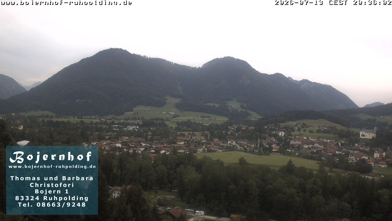 Archiv Foto Webcam Ruhpolding: Unterkunft Bojernhof