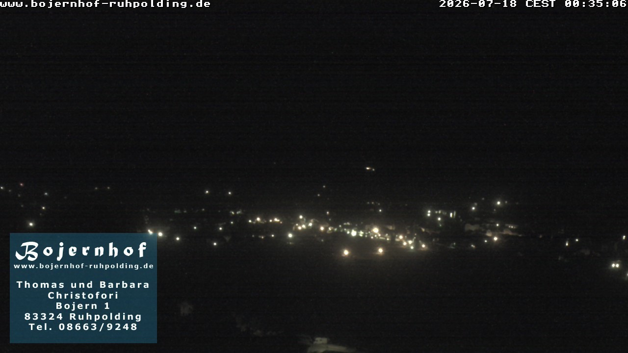 Archiv Foto Webcam Ruhpolding: Unterkunft Bojernhof