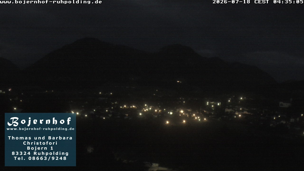 Archiv Foto Webcam Ruhpolding: Unterkunft Bojernhof