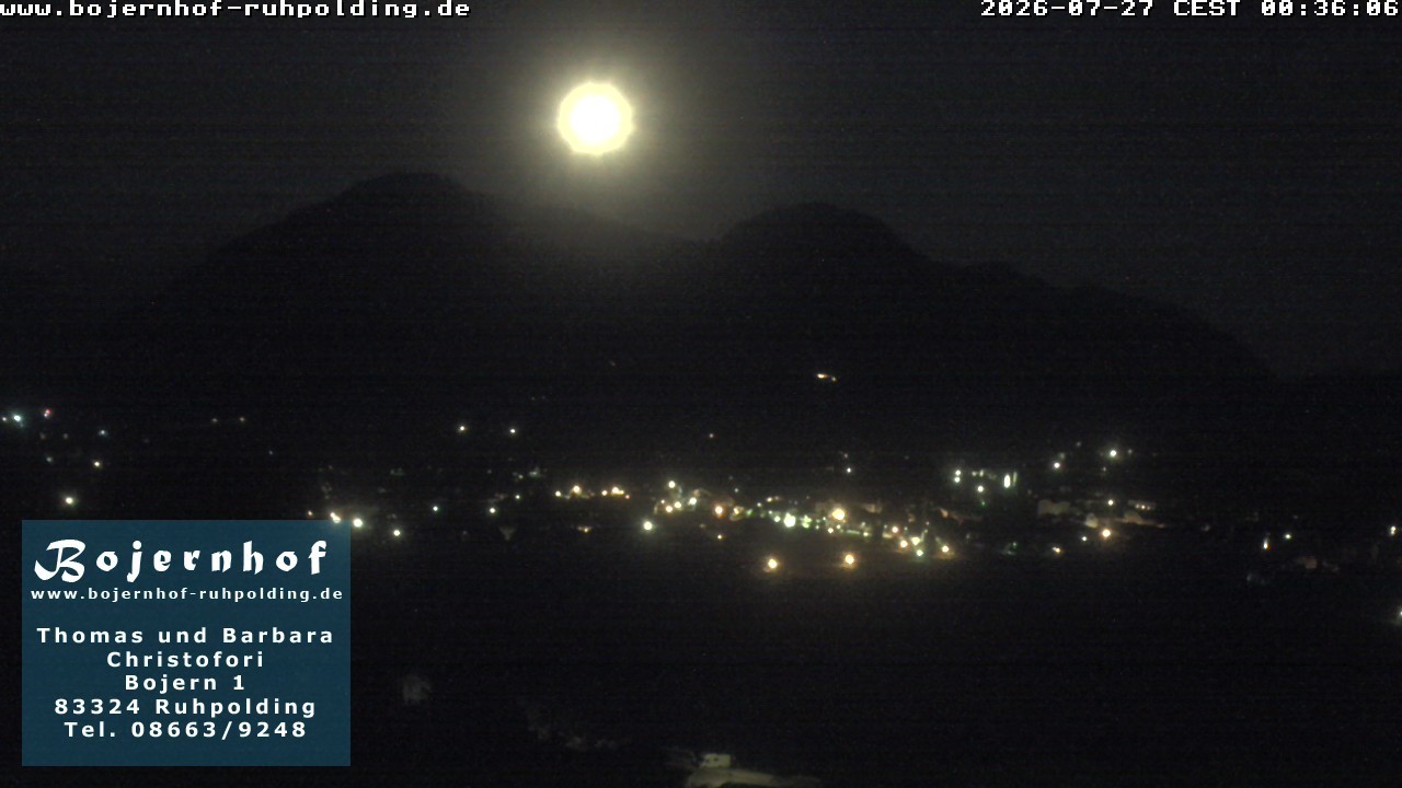Archiv Foto Webcam Ruhpolding: Unterkunft Bojernhof