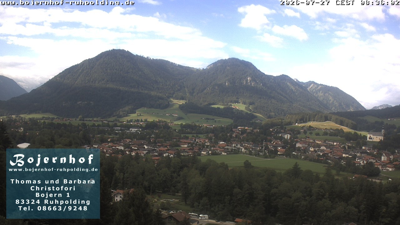 Archiv Foto Webcam Ruhpolding: Unterkunft Bojernhof