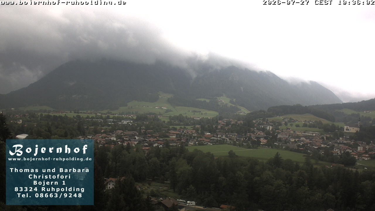 Archiv Foto Webcam Ruhpolding: Unterkunft Bojernhof
