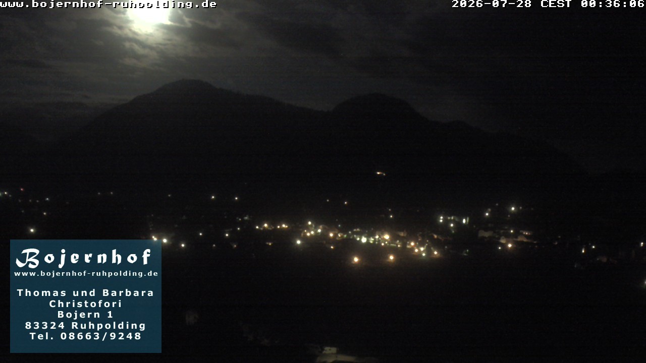 Archiv Foto Webcam Ruhpolding: Unterkunft Bojernhof